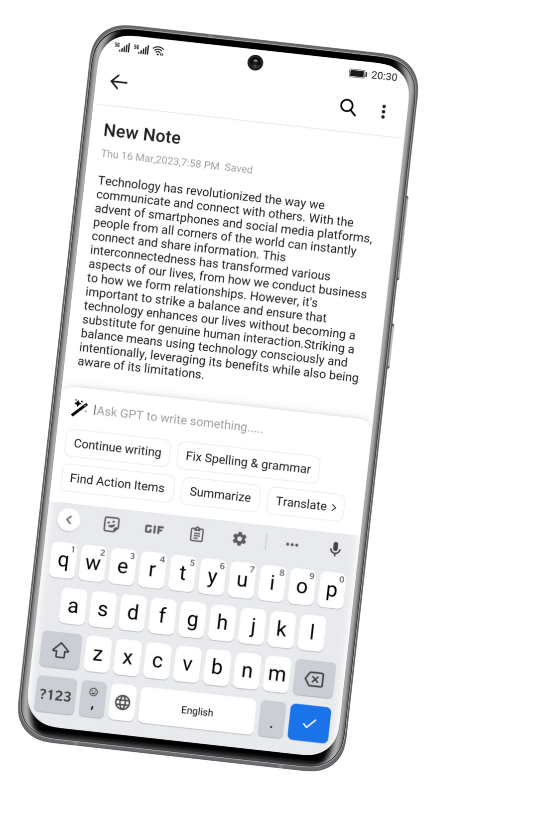 Notesgpt ai writer